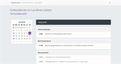 Desktop Screenshot of gottesdienste.kirche-uelzen.de
