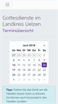Mobile Screenshot of gottesdienste.kirche-uelzen.de